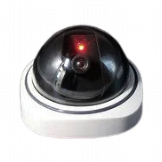 מצלמת דמה כיפה לאבטחה עם נורת LED מהבהבת