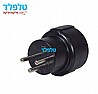 מתאם קבוע מתקע אירופאי לתקע ישראלי תלת-פיני