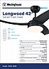 מאוורר תקרה 42" LONGWOOD לונגווד