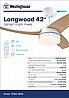 מאוורר תקרה 42" LONGWOOD לונגווד