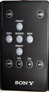 שלט לרכב SONY שלט לרכב SONY